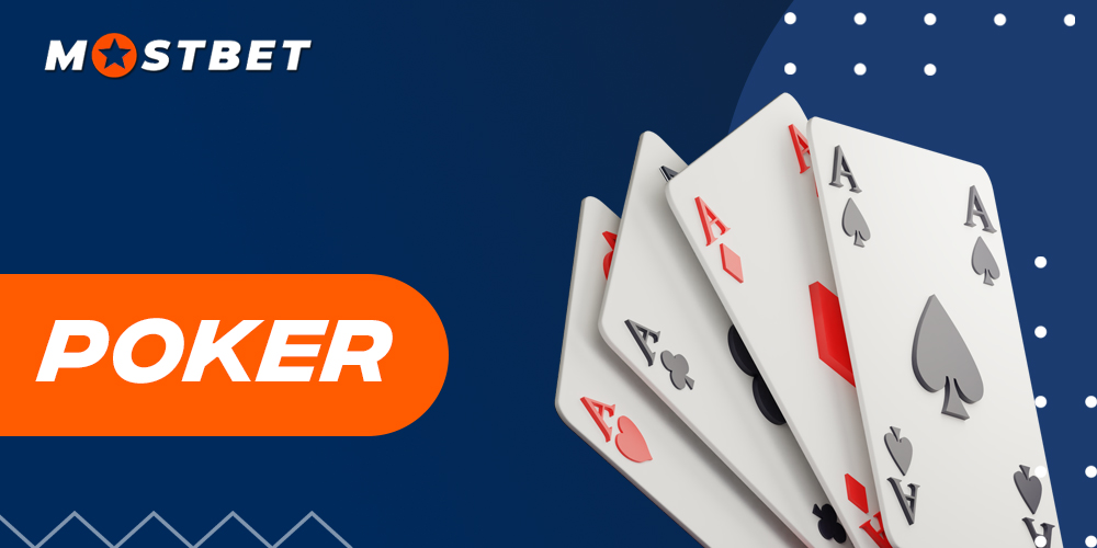 Explore the variety of online poker games available to Indian players on Mostbet